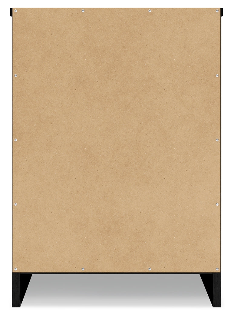 Finch Black Nightstand