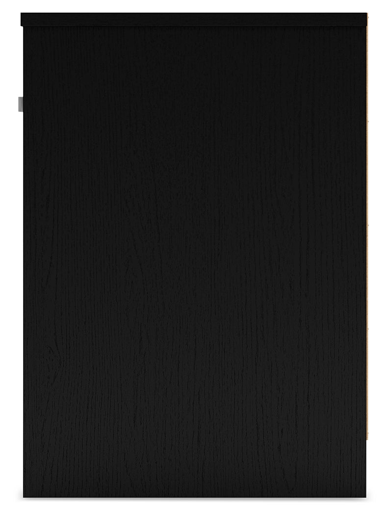 Finch Black Nightstand