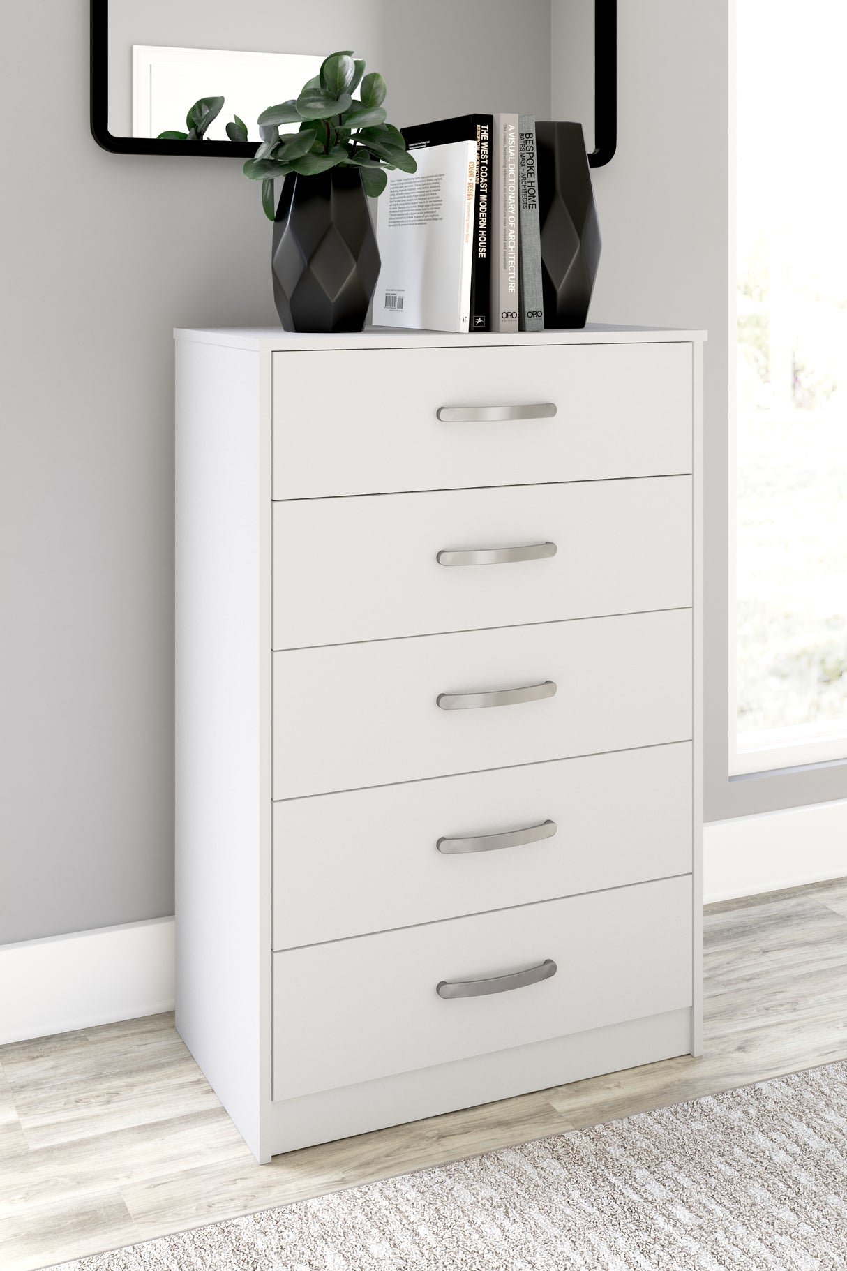 Flannia White Chest Of Drawers