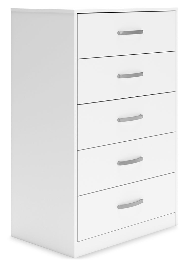 Flannia White Chest Of Drawers