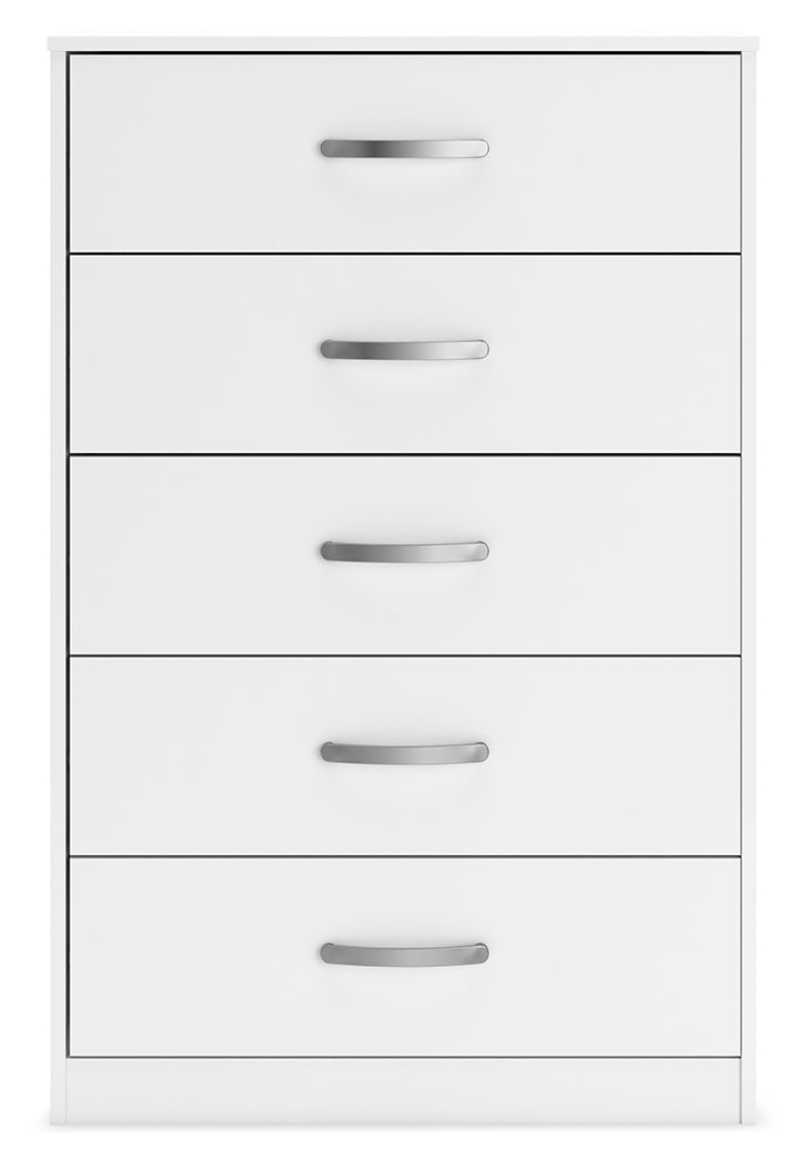 Flannia White Chest Of Drawers