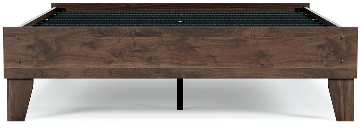 Calverson Mocha Full Platform Bed