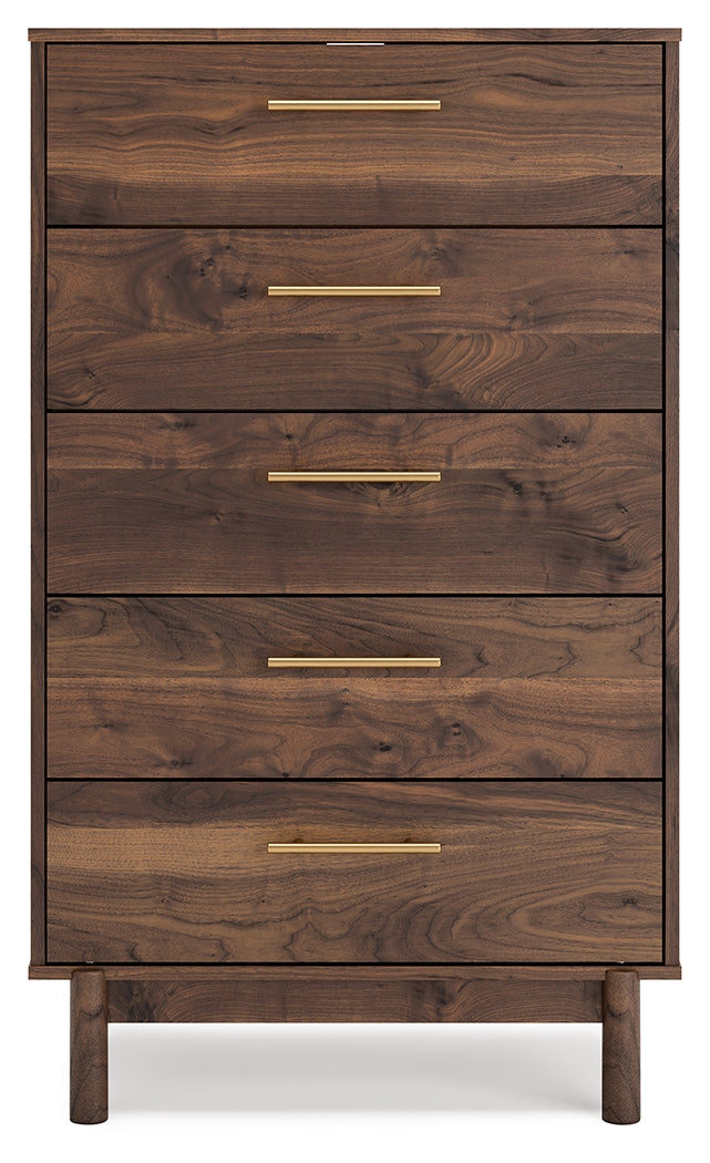 Calverson Mocha Chest Of Drawers