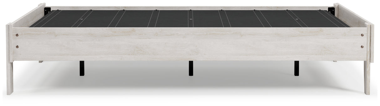 Shawburn Whitewash Full Platform Bed