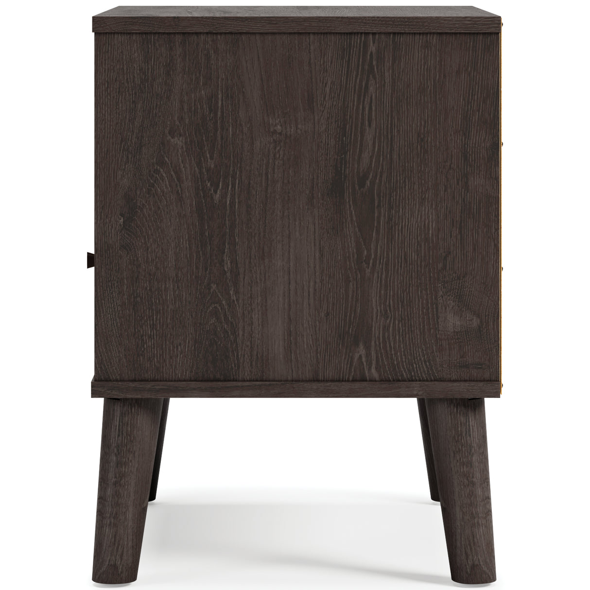 Piperton Two-Tone Brown/Black Nightstand
