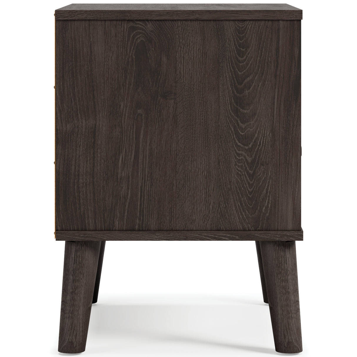 Piperton Two-Tone Brown/Black Nightstand