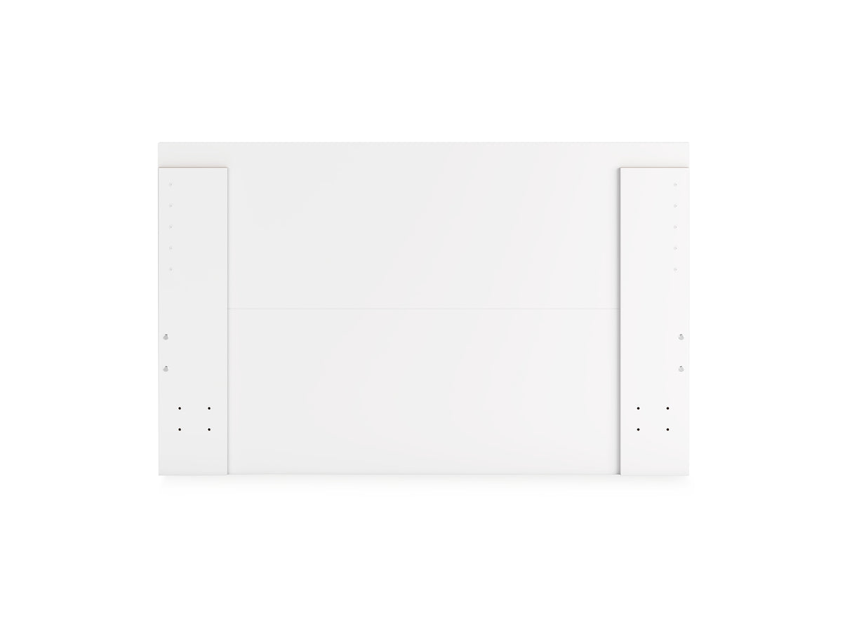 Onita White Queen Panel Platform Bed With 2 Side Storage