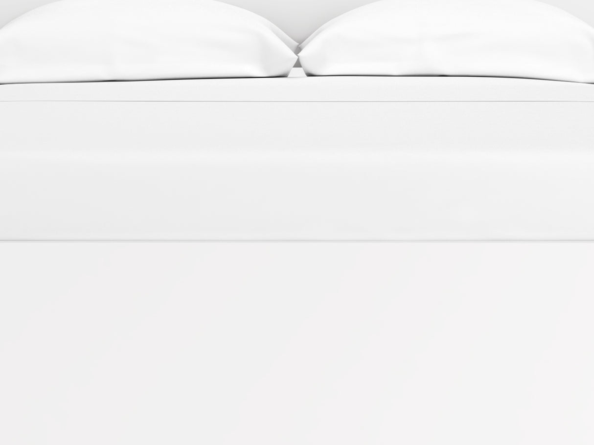 Onita White Full Panel Platform Bed