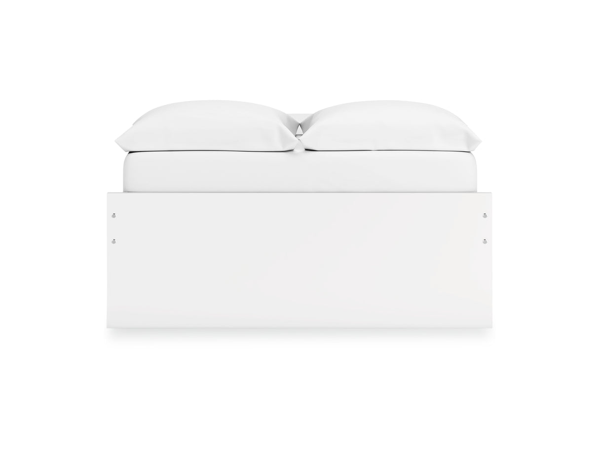 Onita White Full Platform Bed
