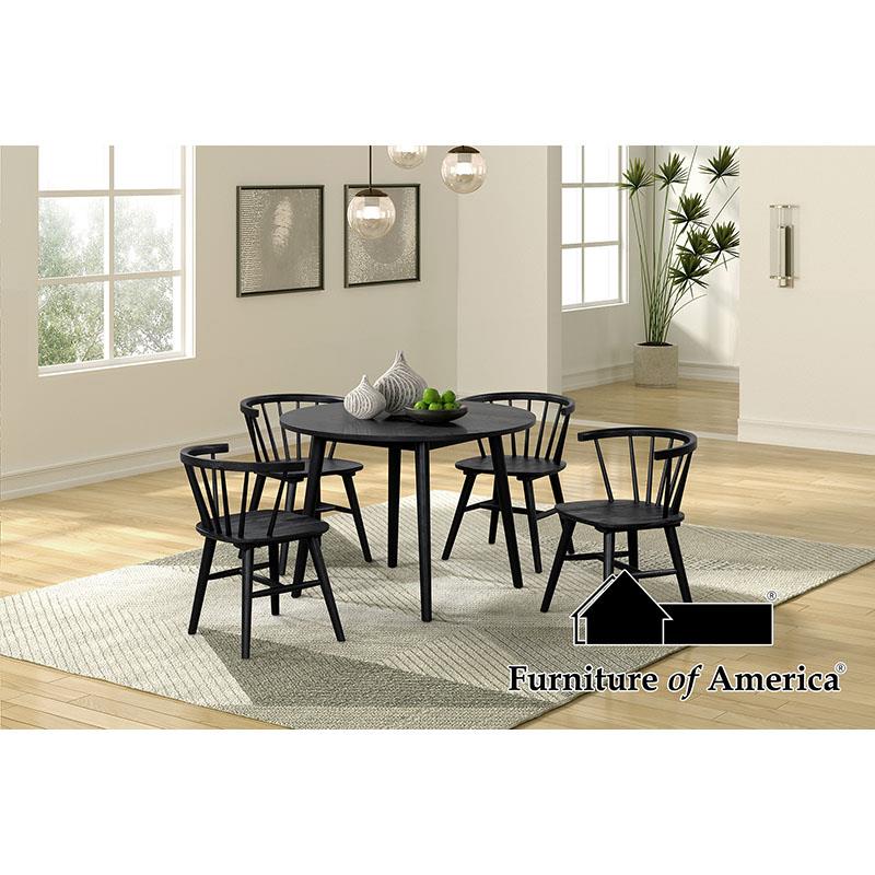 Yate Mid-Century Modern Dining Set