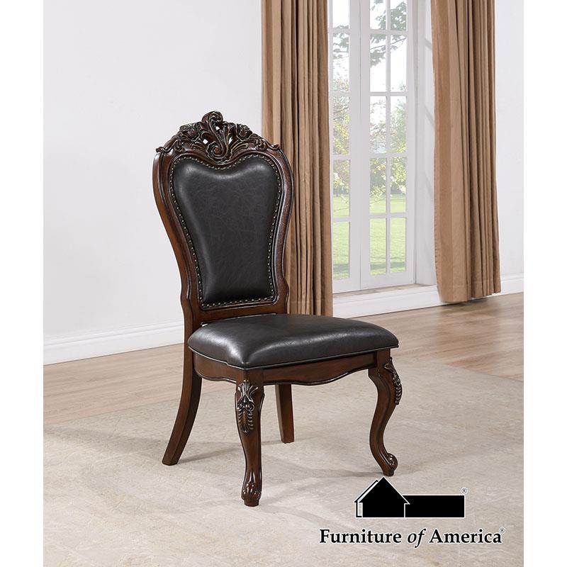 Manzanita Dark Cherry/Black Chair