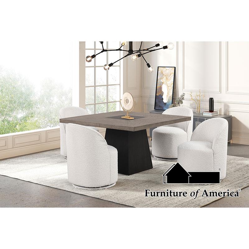 Broager Rustic Oak/Dark Walnut Dining Table