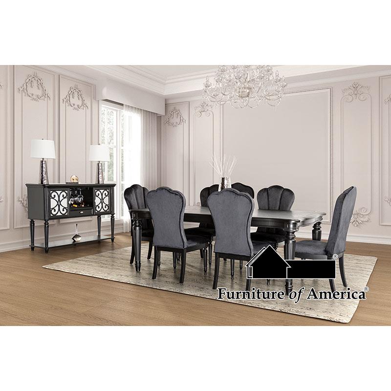 Hannoria Black Dining Table