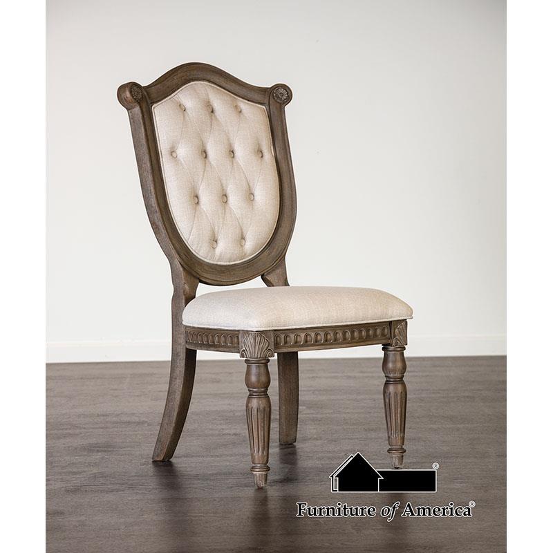 Oakham Weathered Oak/Beige Chair