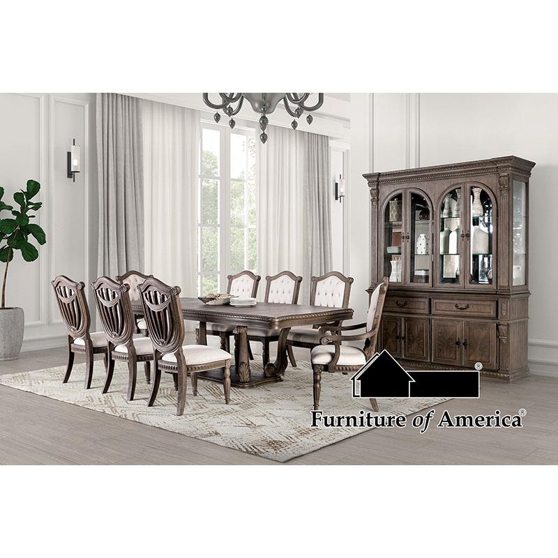 Oakham Weathered Oak Dining Table