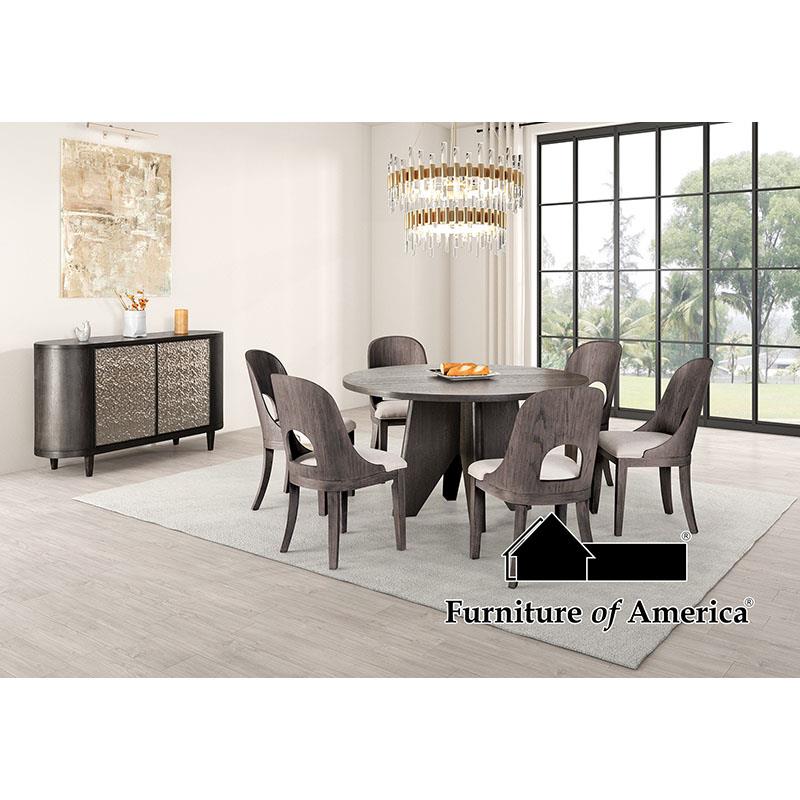 FM39001ES-RT-5PC-1.jpg Espresso/Beige Dining Set
