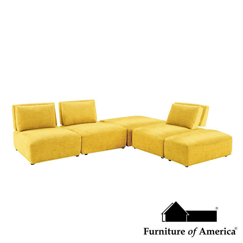 Stavanger Yellow Sectional