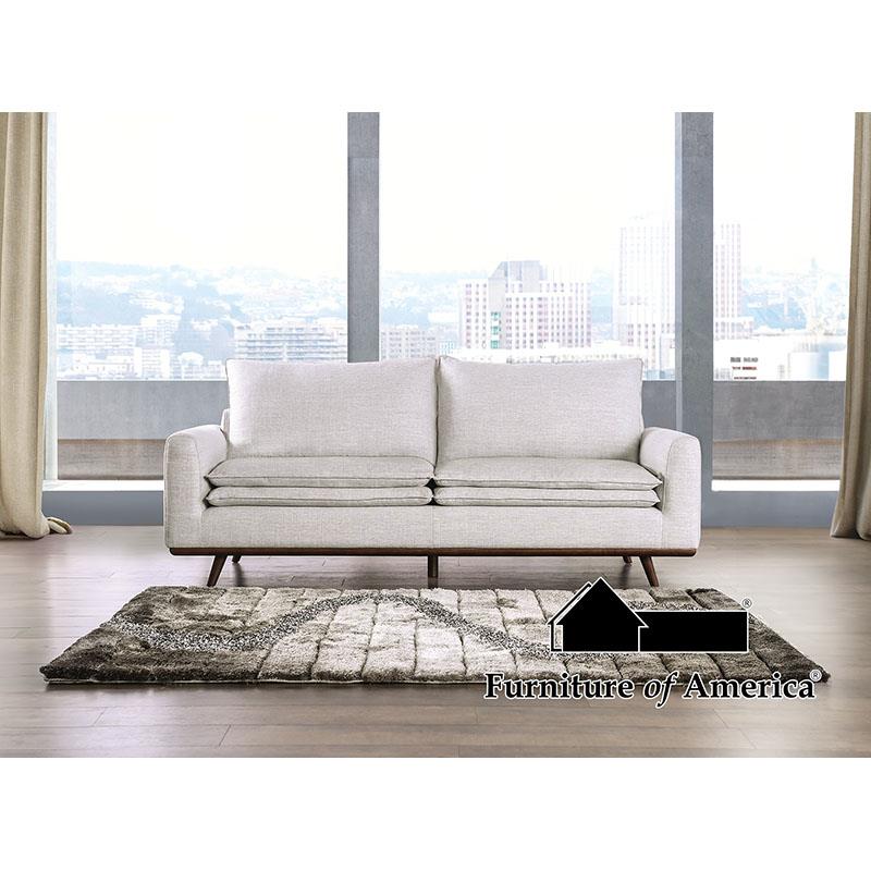 Monthey Dark Brown/Light Gray Sofa
