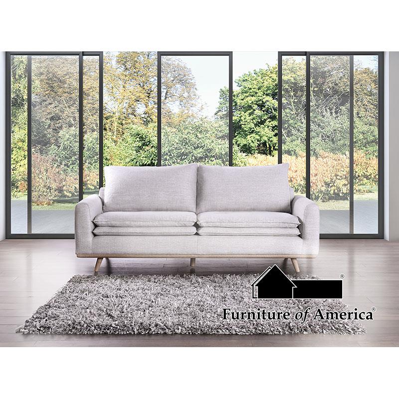 Monthey Oak/Light Gray Sofa