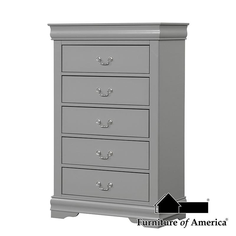 Louis Philippe Gray Chest