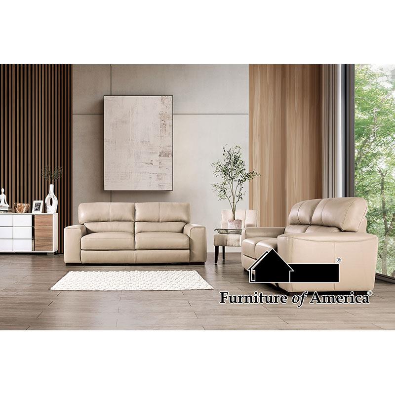 Marsicano Taupe Loveseat