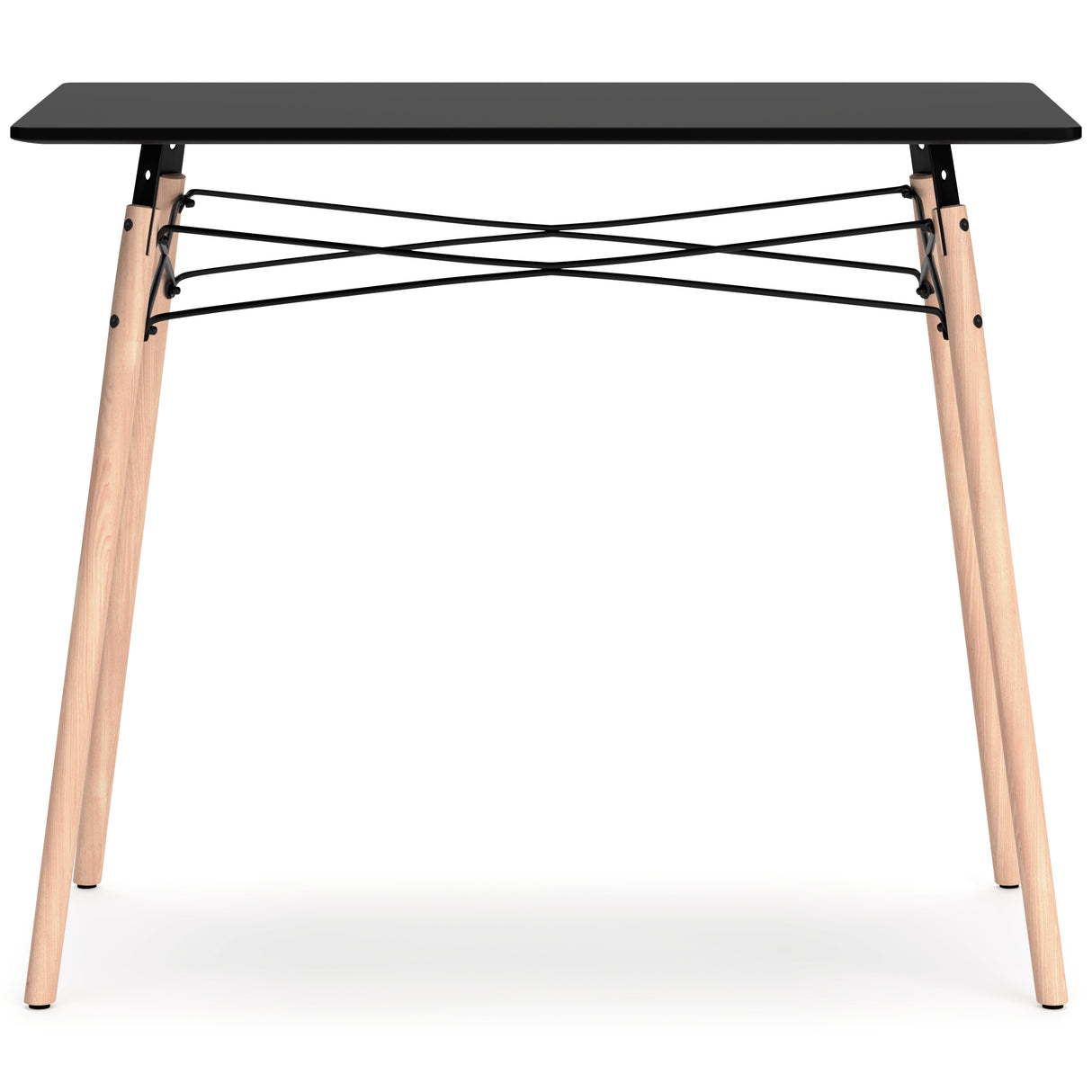Jaspeni Black/Natural Home Office Desk