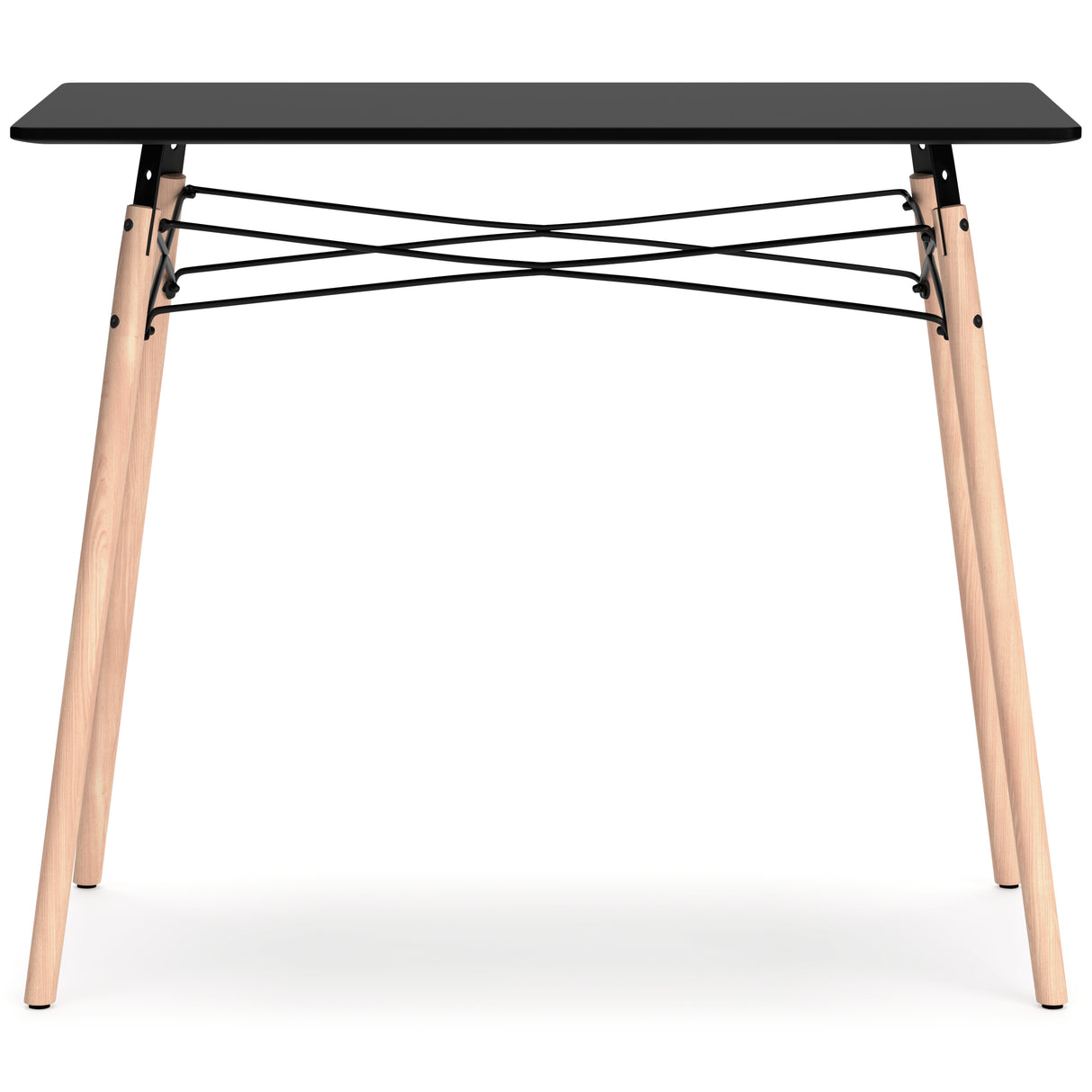 Jaspeni Black/Natural Home Office Desk