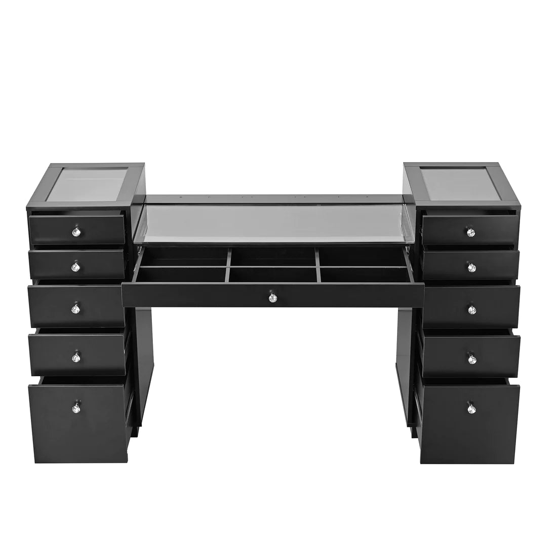 SlayStation® Odette Vanity Table with Top Display Drawers