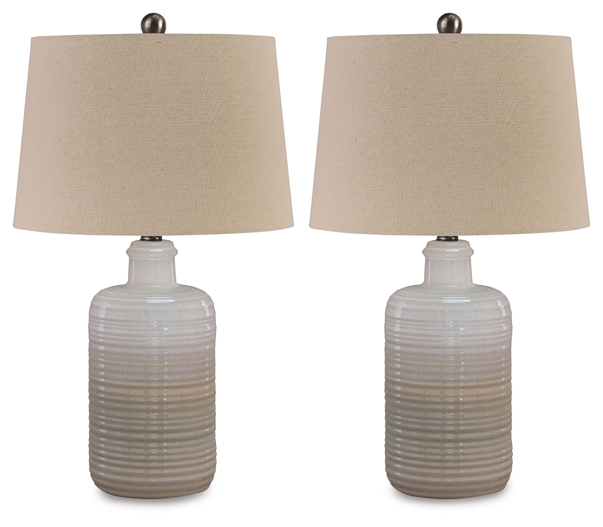 Marnina Taupe Table Lamp (Set Of 2)