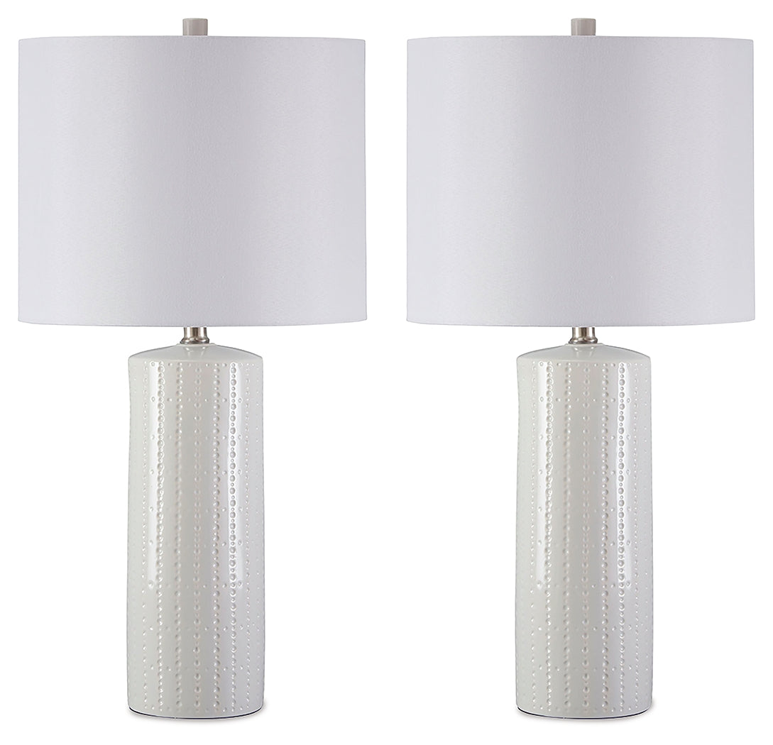 Steuben White Table Lamp (Set Of 2)