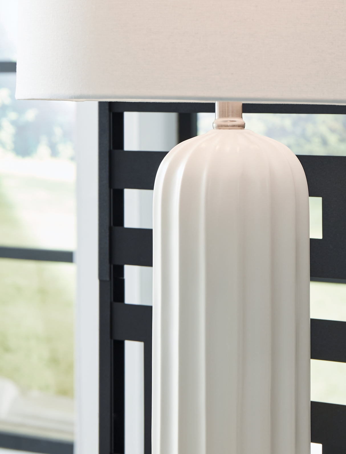 Clarkland White Table Lamp (Set Of 2)