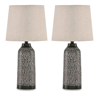 Lanson Antique Bronze Finish Table Lamp (Set Of 2)