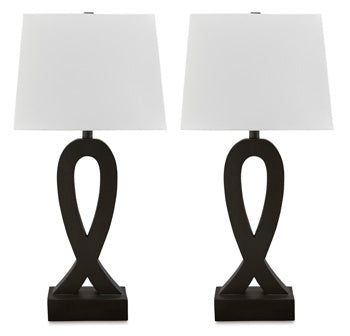 Markellton Black Table Lamp (Set Of 2)