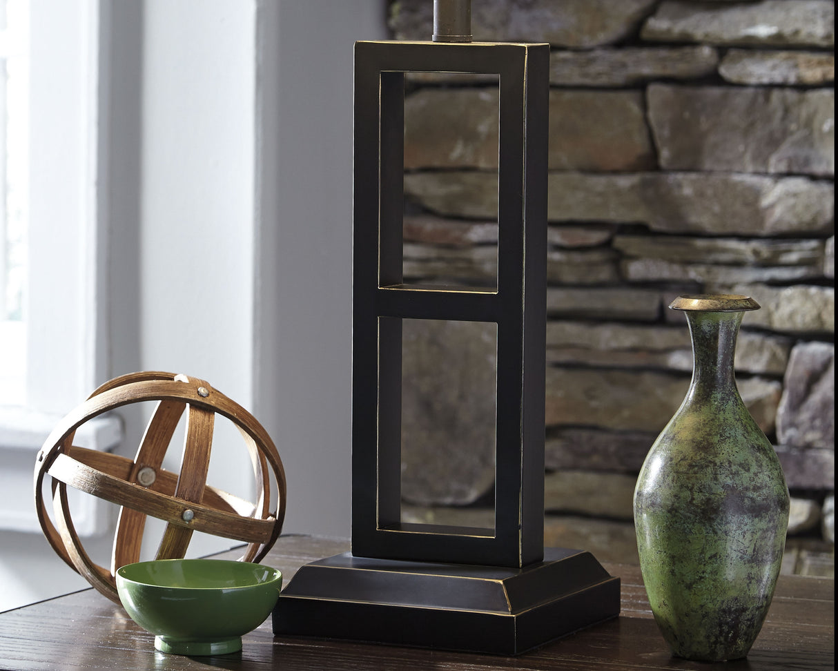 Deidra Black Table Lamp (Set Of 2)