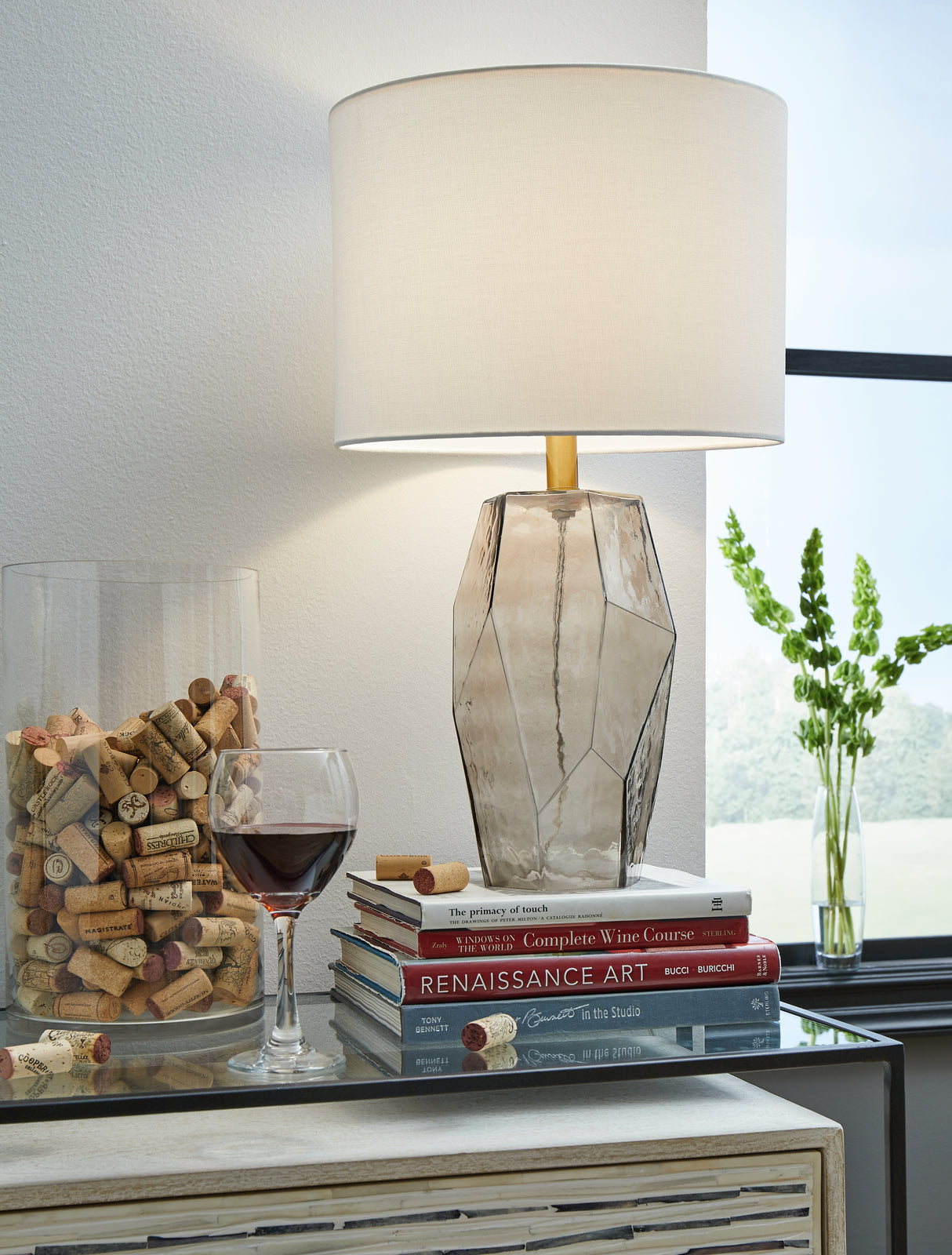 Taylow Gray Table Lamp