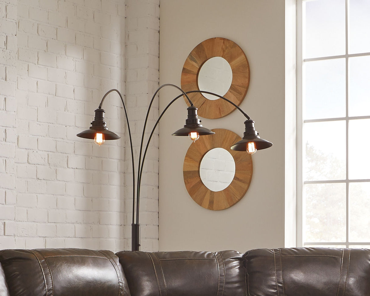 Sheriel Black Floor Lamp