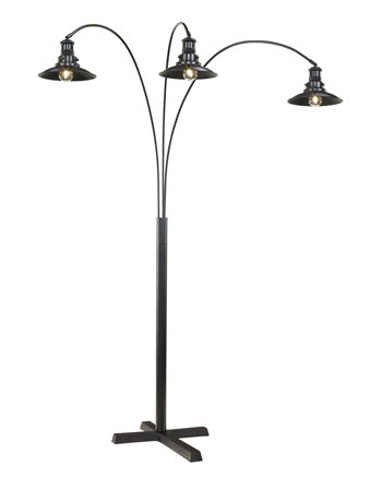 Sheriel Black Floor Lamp