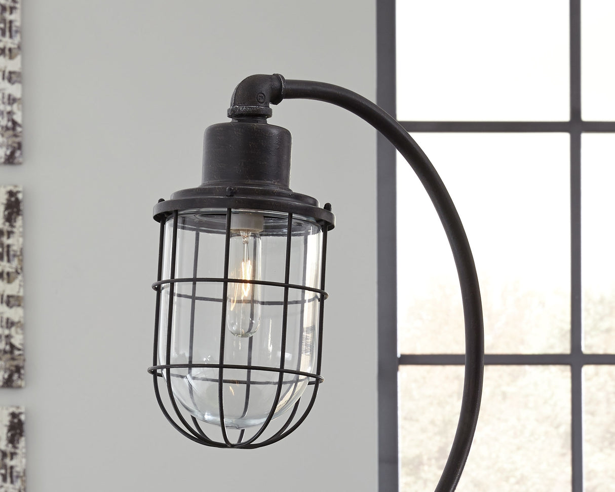 Jae Antique Black Desk Lamp