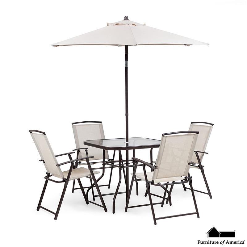 Fallone Beige Dining Set