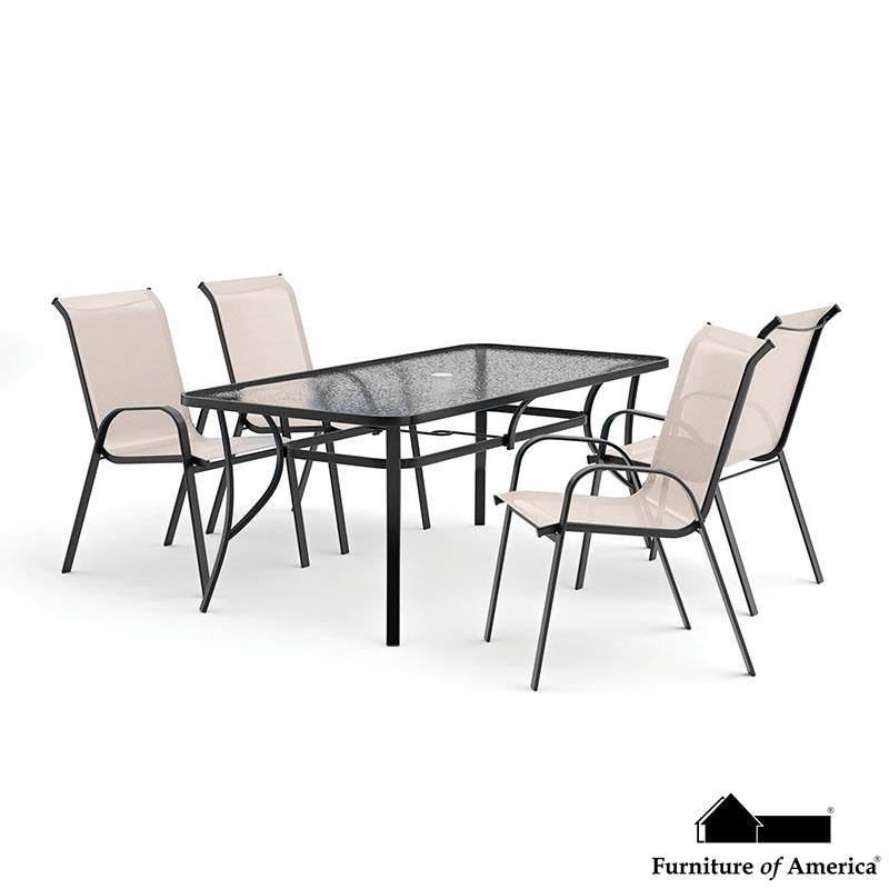 Pierro Beige Dining Set
