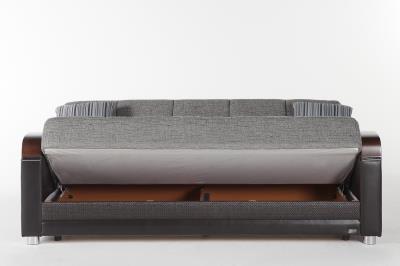 Luna Love Seat Sleeper (Fulya Gray) 2 Pieces