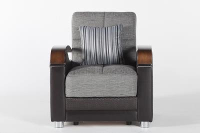 Luna Armchair Sleeper (Fulya Gray) 2 Pieces