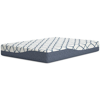 10 White/Blue Inch Chime Elite 2.0 Full Mattress