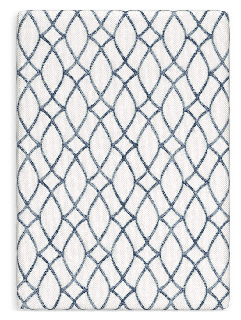 10 White/Blue Inch Chime Elite 2.0 Full Mattress