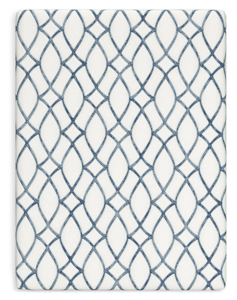 10 White/Blue Inch Chime Elite 2.0 Queen Mattress