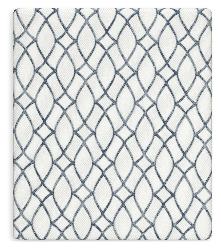 10 White/Blue Inch Chime Elite 2.0 California King Mattress