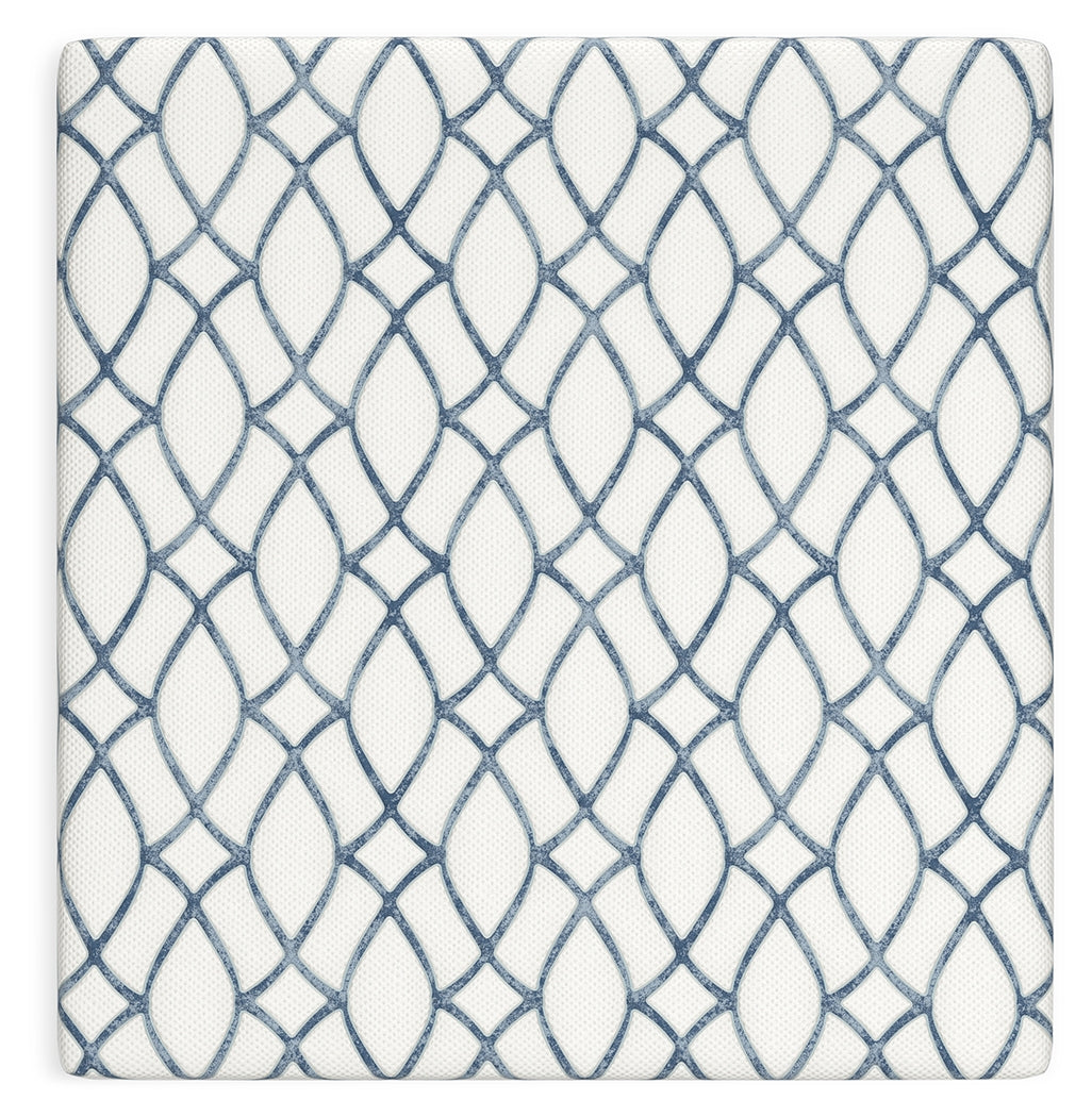 12 White/Blue Inch Chime Elite 2.0 King Mattress