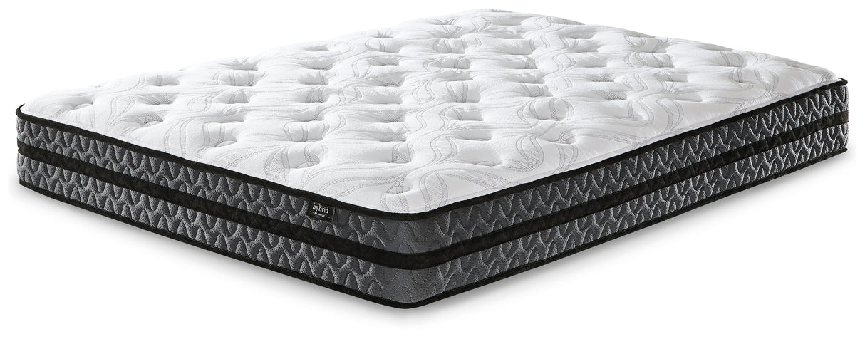 10 White Inch Pocketed Hybrid Queen Mattress