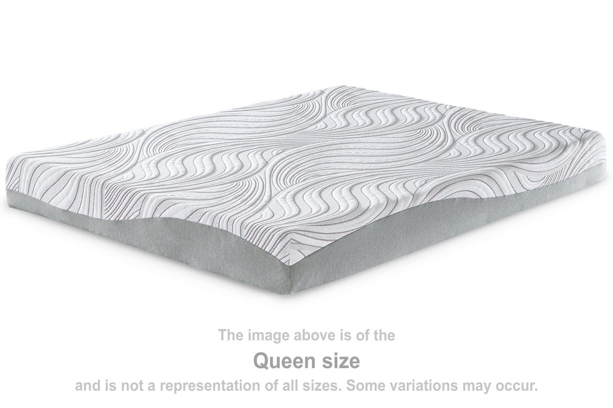 8 White Inch Memory Foam King Mattress
