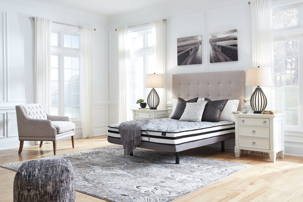 8 White Inch Chime Innerspring Twin Mattress In A Box